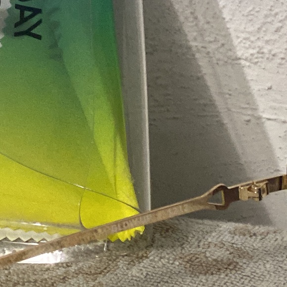 Coach Katelyn Gold/tan/dark brown shoes 9.5 M+🕶Quay Gradient Glow-up w case - Picture 16 of 17